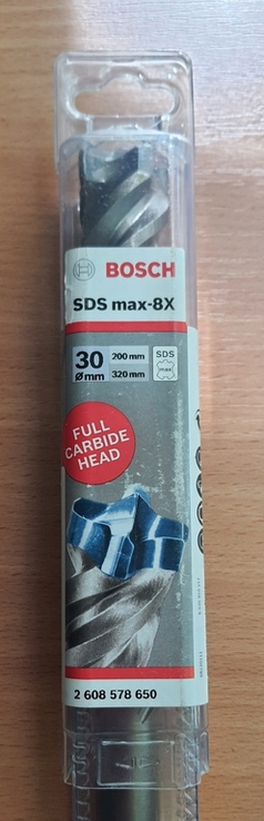 Бур sds max-8x 30х320 мм Bosch, numer zdjęcia 4