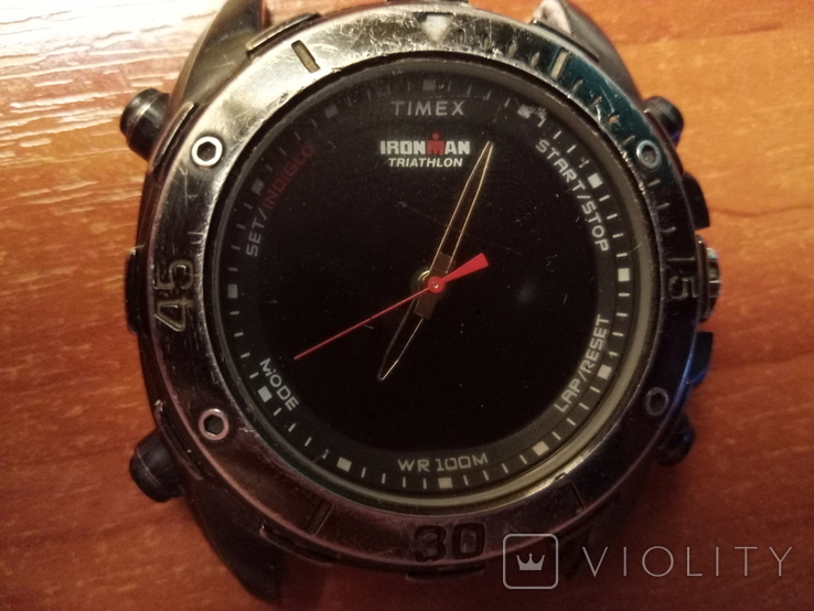 Часы мужские Timex IRONMAN Triathlon Т5К405,кварцевые,водонепроницаемые., фото №2