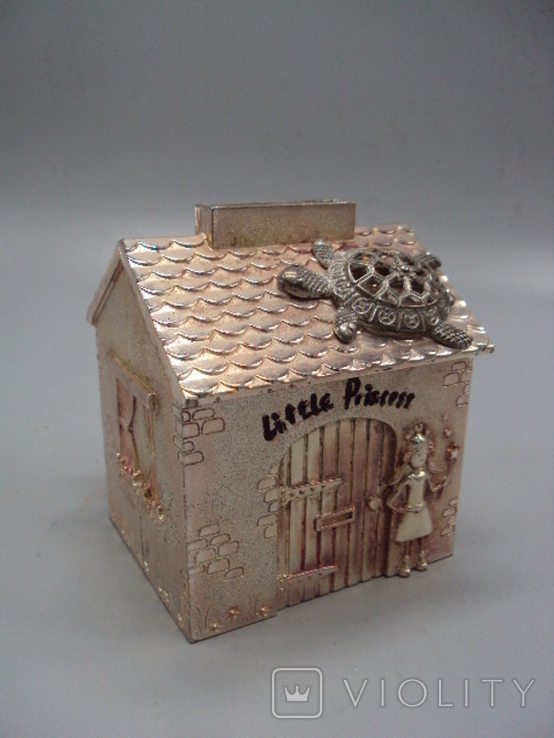 Piggy Bank House Little Princess Metal House Little Princess and Turtle, photo number 2