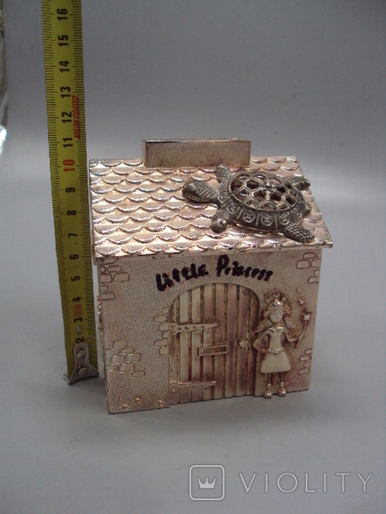 Piggy Bank House Little Princess Metal House Little Princess and Turtle, photo number 3