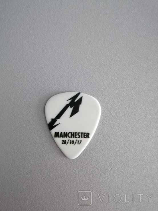 Медиатор Metallica Manchester 28.10.2017, фото №3