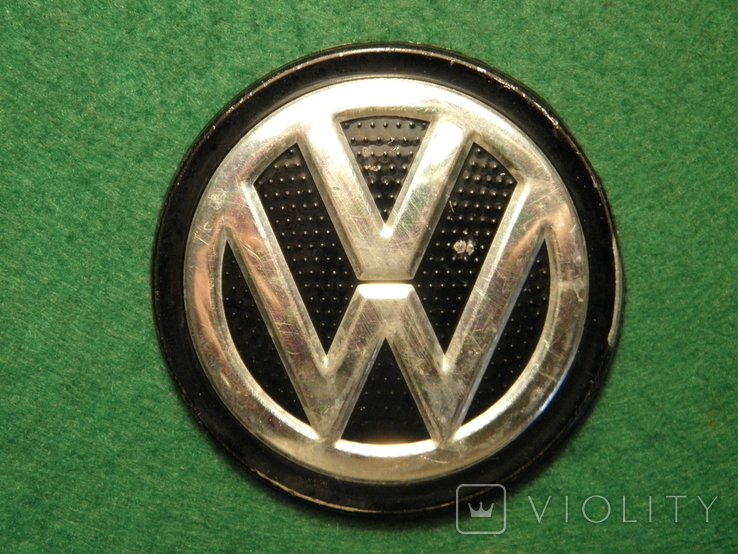 Эмблема на колпак, VW Фольксваген, клеевая, фото №2