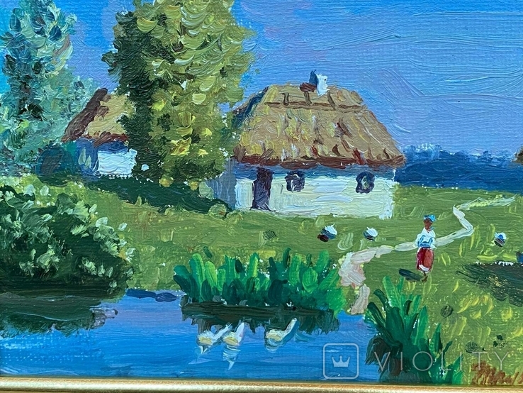 Картина " Українське село", Трубченков Д.О. 2022 г., фото №4