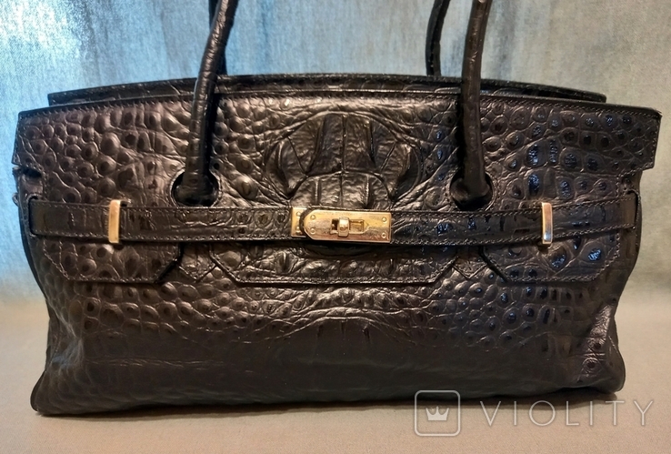 VIA BORGOSPEESO Shoulder Bag Genuine Leather Italy