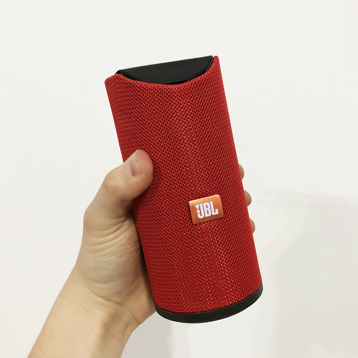Колонка портативная Bluetooth влагостойкая JBL-113(аналог) цвет красный.Произв. Китай, фото №3