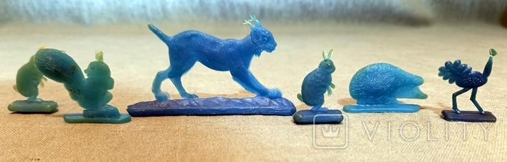 Animals miniature figurines of the USSR polyethylene, photo number 2