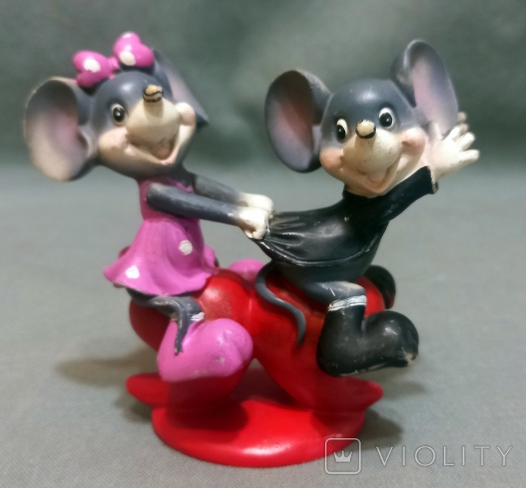 Minnie Mouse Figurine Mickey Mouse Vintage Europe Durable Polymer, photo number 2