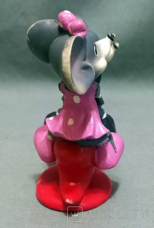 Minnie Mouse Figurine Mickey Mouse Vintage Europe Durable Polymer, photo number 5
