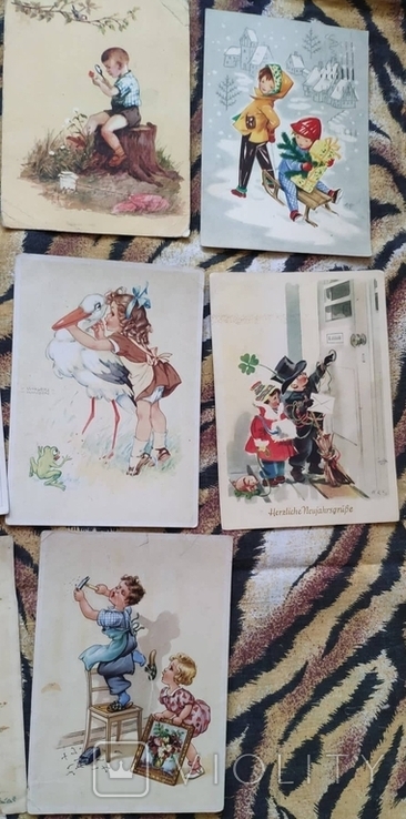 33 дитячі листівки СРСР і Європи 50-70 років., фото №7