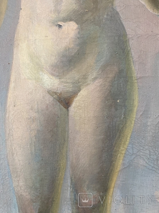 Александрочкин Ю.М. (1937-1997), Нежное Утро, размер холста 160-80 см, работа 1980 года, фото №6