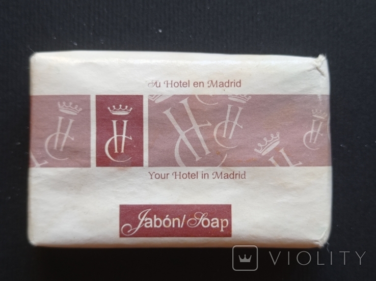 Отельное туалетное мыло (Hotel in Madrid Испания,вес 15 грамм), photo number 2