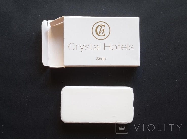 Туалетне мило для готелів (Crystal Hotels Switzerland, вага 20 грам), фото №2