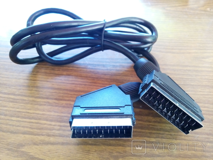 Skart to Scart cable, length 1.3 meters, photo number 2