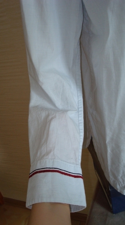 Marc O Polo Стильная женская тонкая рубашка в мелкую полоску дл рукав 40, фото №6