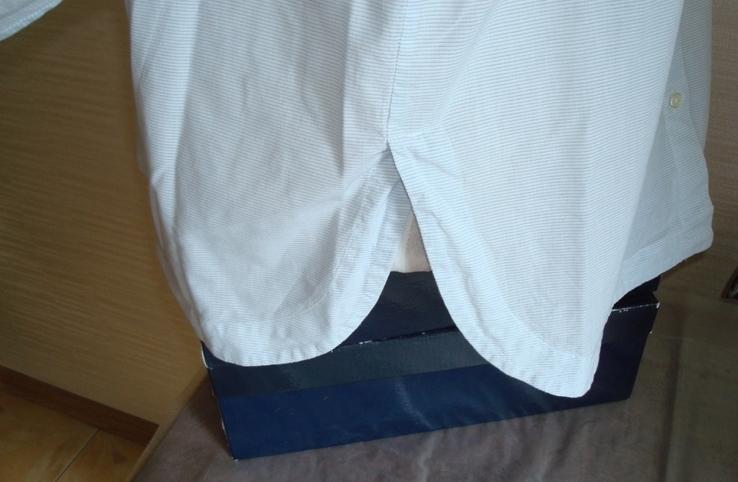 Marc O Polo Стильная женская тонкая рубашка в мелкую полоску дл рукав 40, фото №7