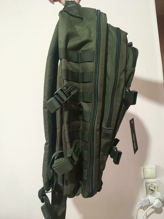 Тактичний (штурмовий) рюкзак, MIL-TEC, 36 літрів, колір "олива", фото №3