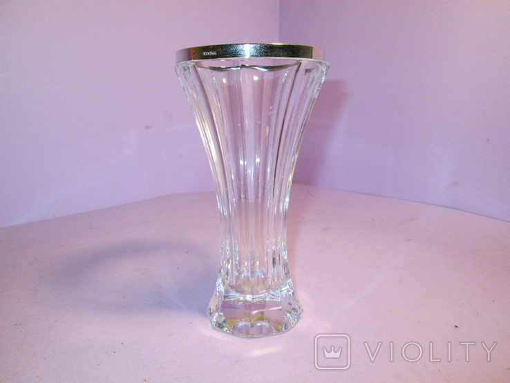 Vase. Crystal, silver, Germany., photo number 2