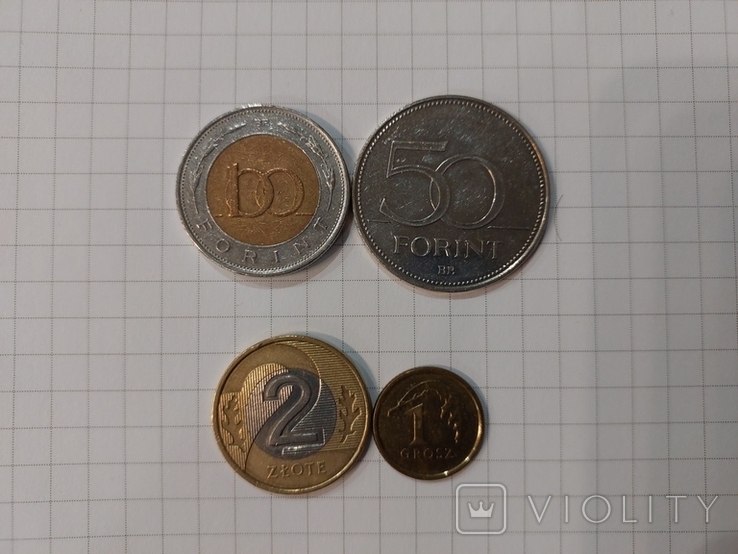 Набор монет монета Евроцент Евро Германия Болгария Венгрия Польша Беларусь Израиль, фото №3