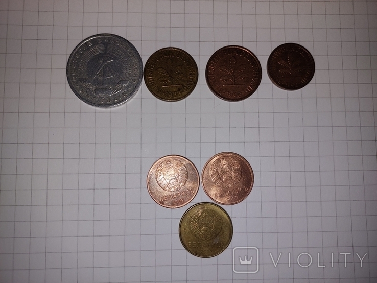 Набор монет монета Евроцент Евро Германия Болгария Венгрия Польша Беларусь Израиль, фото №7