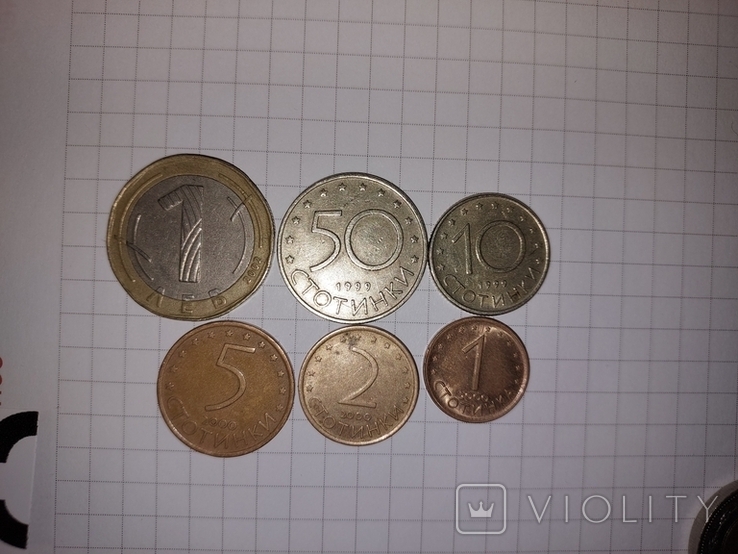 Набор монет монета Евроцент Евро Германия Болгария Венгрия Польша Беларусь Израиль, фото №10