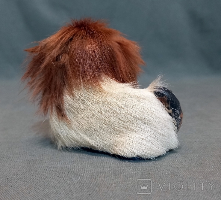 Pekingese antique toy figurine dog natural fur, photo number 8