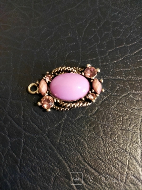 Pendant with pink inserts, photo number 2