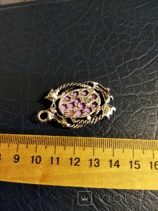 Pendant with pink inserts, photo number 4