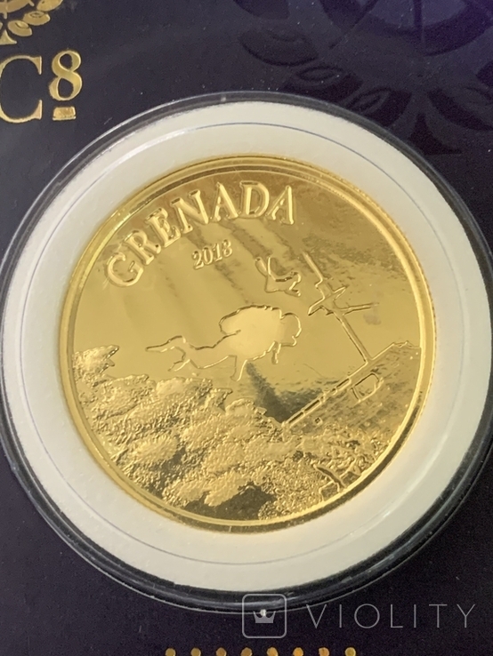 10 долларов 2018 г Гренада Восточные Карибы, фото №3