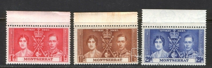 Британские колонии . Монтсеррат 1937 г. MNH омнибусы . Есть другие !, фото №2