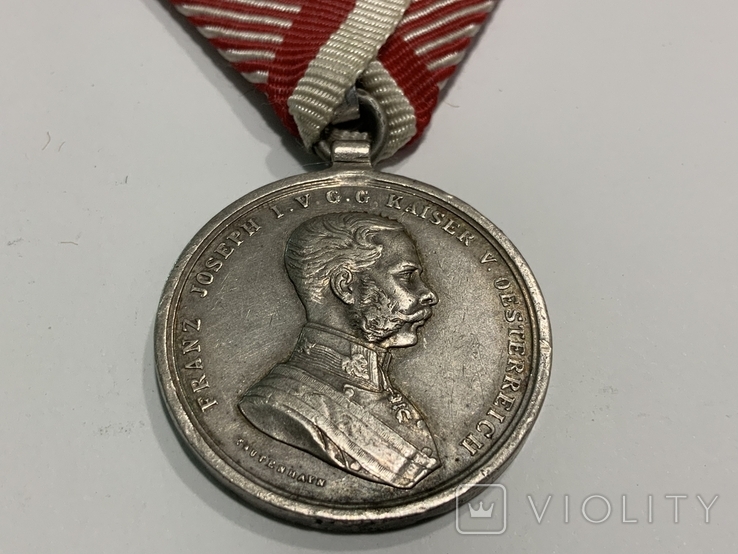 1848-1916 Австро-Венгрия Медаль За Храбрость Франц Иосиф