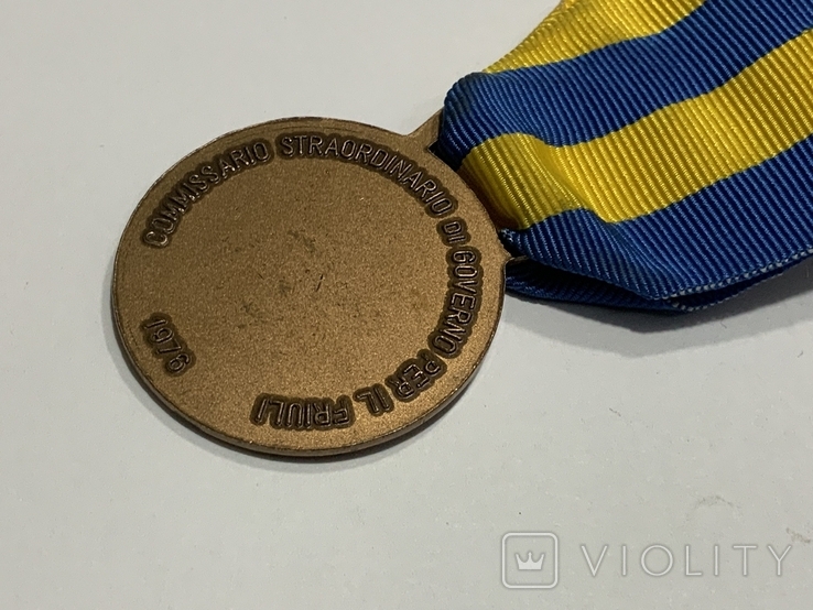 Медаль Рятувальника 1976 рік Італія, фото №7