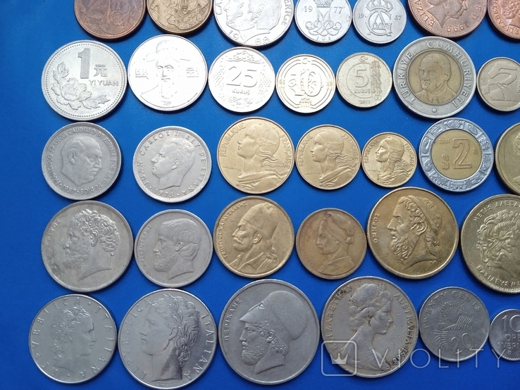 Монеты мира 61 шт, фото №6