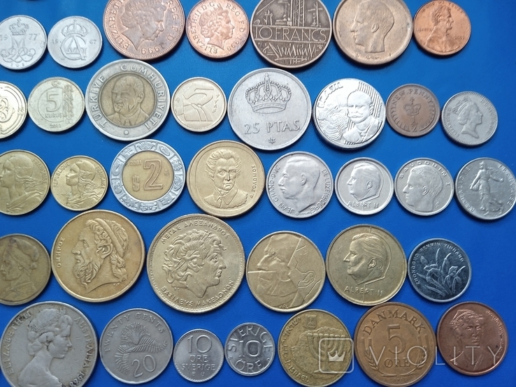 Монеты мира 61 шт, фото №7