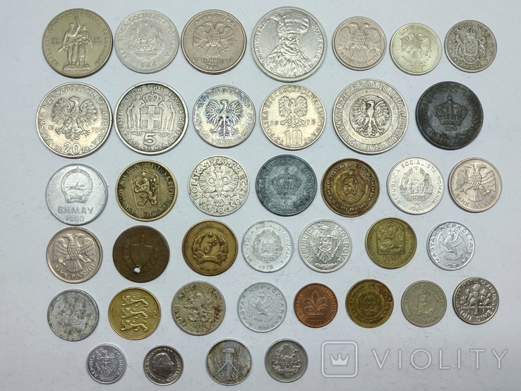 39 Монет разных стран !, фото №3