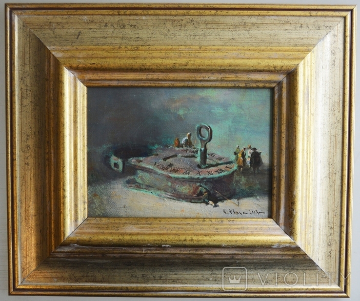 Картина "Солнечные часы". Холст. Автор: Власенко А. М. 2008-й год.