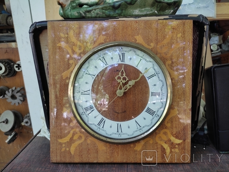 Vintage. Wall clock, electric mechanical "Lighthouse". USSR, photo number 2