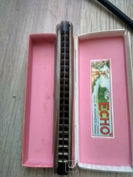 Vintage Harmonic / Губна гармоніка Hohner Echo Harp C/G 96, photo number 8