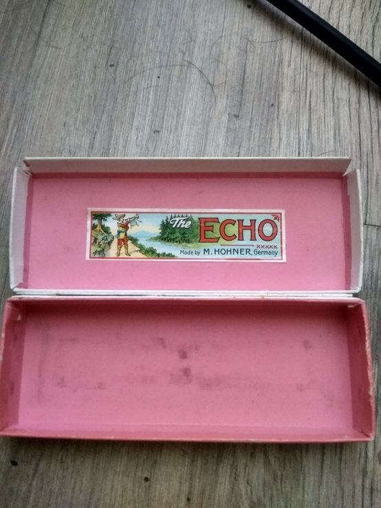 Vintage Harmonic / Губна гармоніка Hohner Echo Harp C/G 96, фото №3