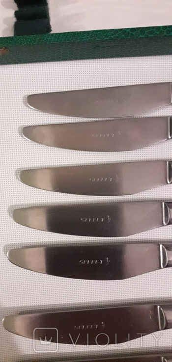 Набор столовых ножей SELECT CHATET 2 et 4 Rue de Brest LYON времён СССР, фото №10