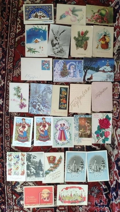 142 різні радянські та зарубіжні листівки 60-80-х років., фото №2