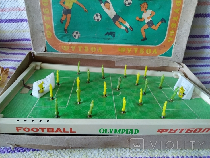 Настольный футбол 1990 завод Металлист в родной коробке игрушка ссср, фото №5