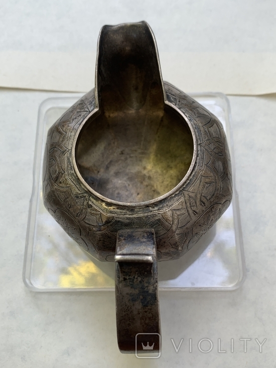 Оригинальный серебряный сливочник 1837г, photo number 7
