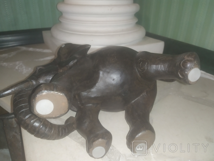 Слон со слоненком коллекционная статуэтка настольный декор, photo number 11