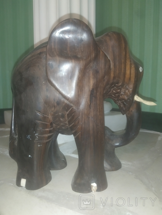 Слон большой с необычными вставками коллекционная статуэтка, photo number 3