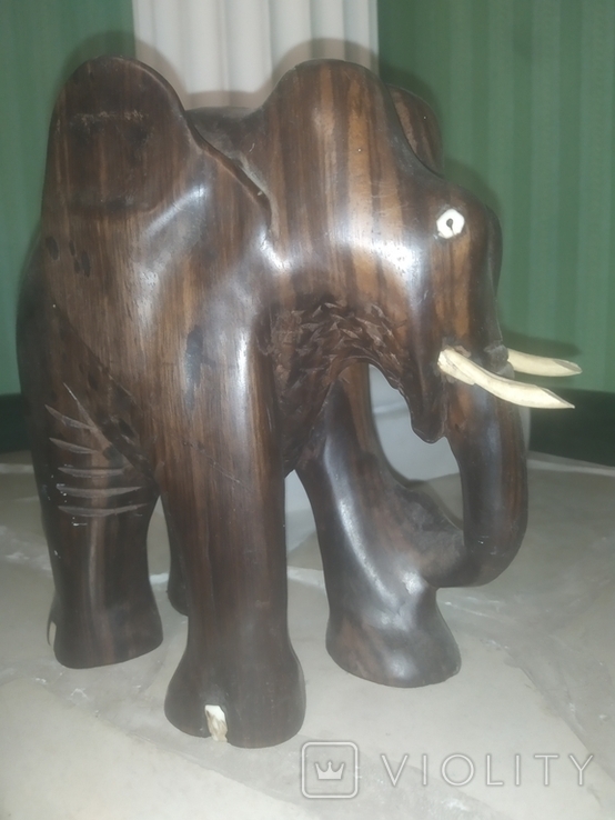 Слон большой с необычными вставками коллекционная статуэтка, photo number 5