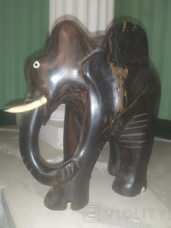 Слон большой с необычными вставками коллекционная статуэтка, photo number 7