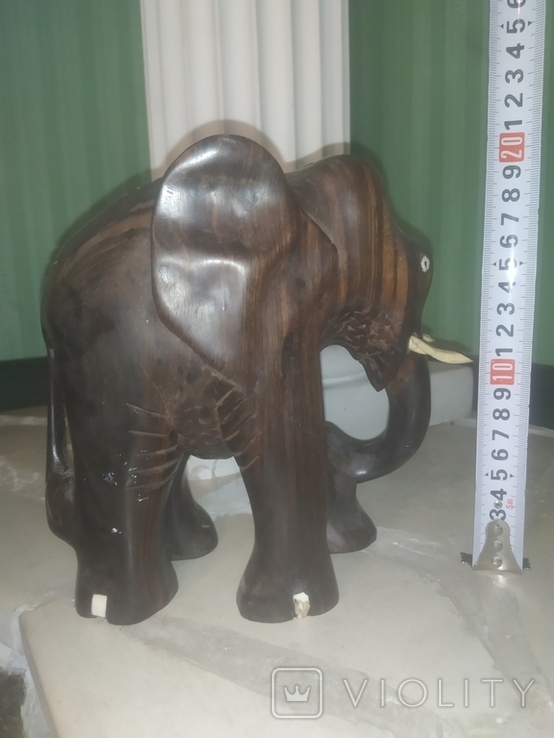 Слон большой с необычными вставками коллекционная статуэтка, photo number 2