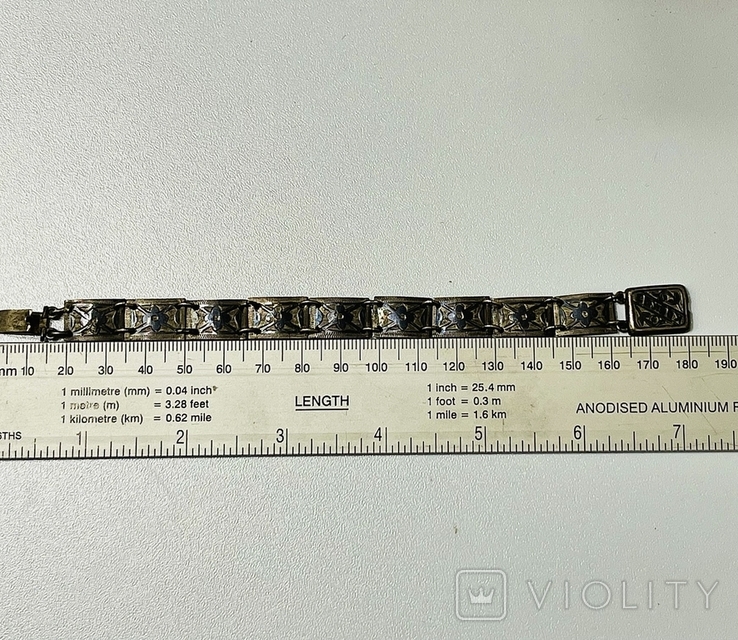 Bracelet Caucasus silver 84 hallmark Kubachi, photo number 6