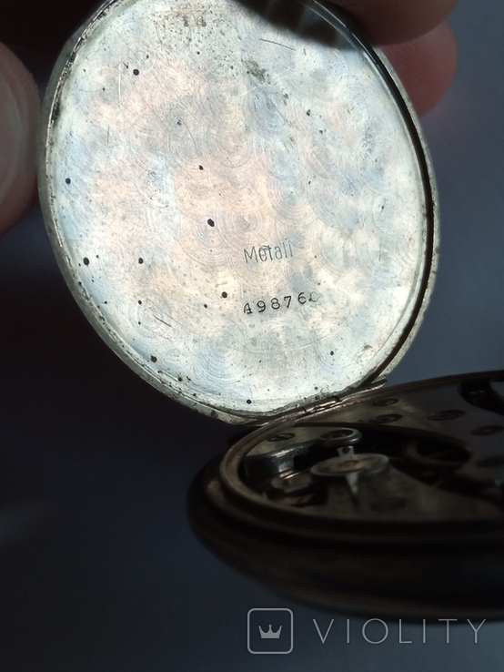 Карманные часы Серебро 800 проба, фото №7