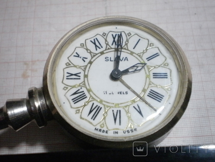 Часы - будильник "Слава" Ключ СССР, фото №5